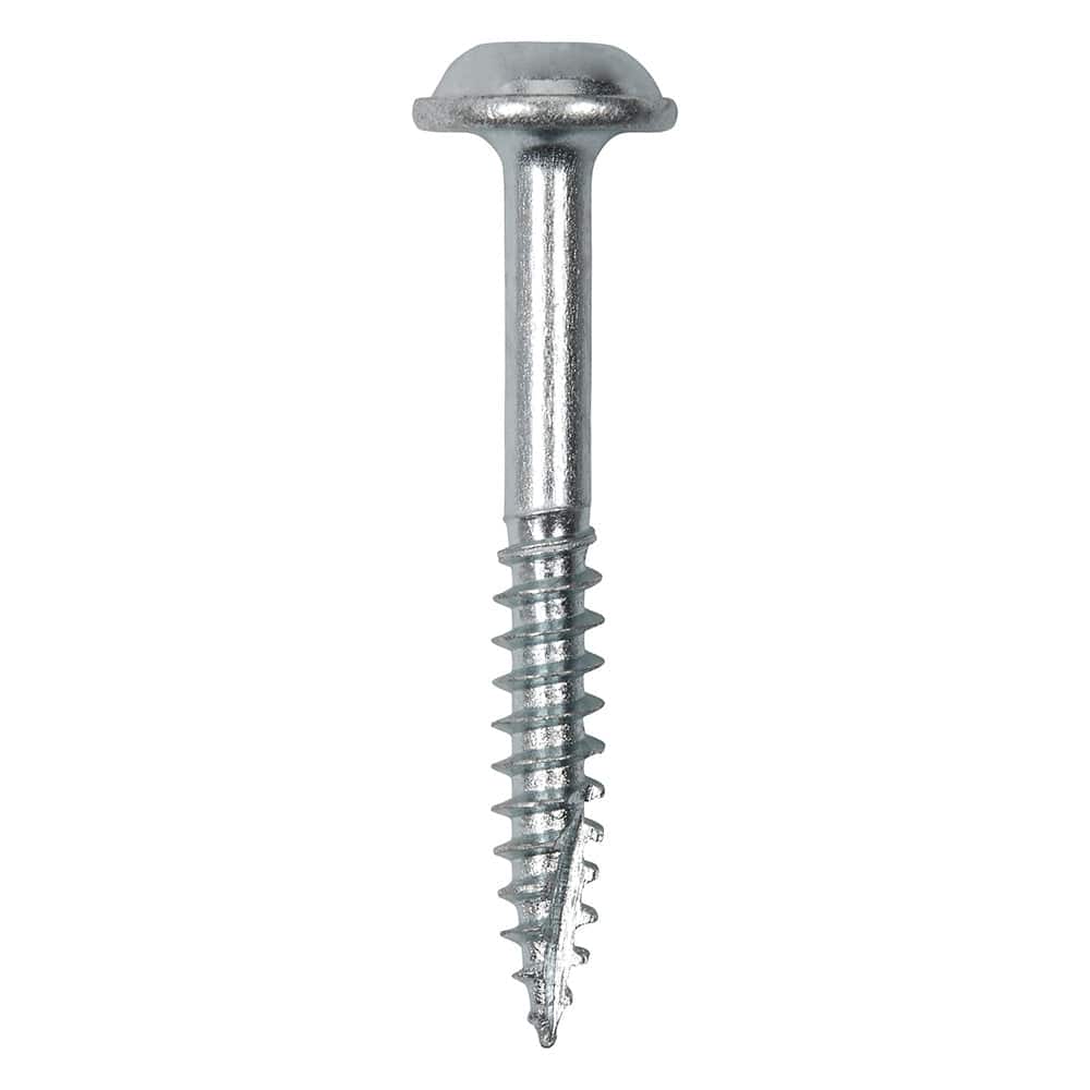 Pocket Hole Screws for Hardwoods- 1 1/4" Long Fine Self-Cutting Threaded Square Drive- 500 Piece
