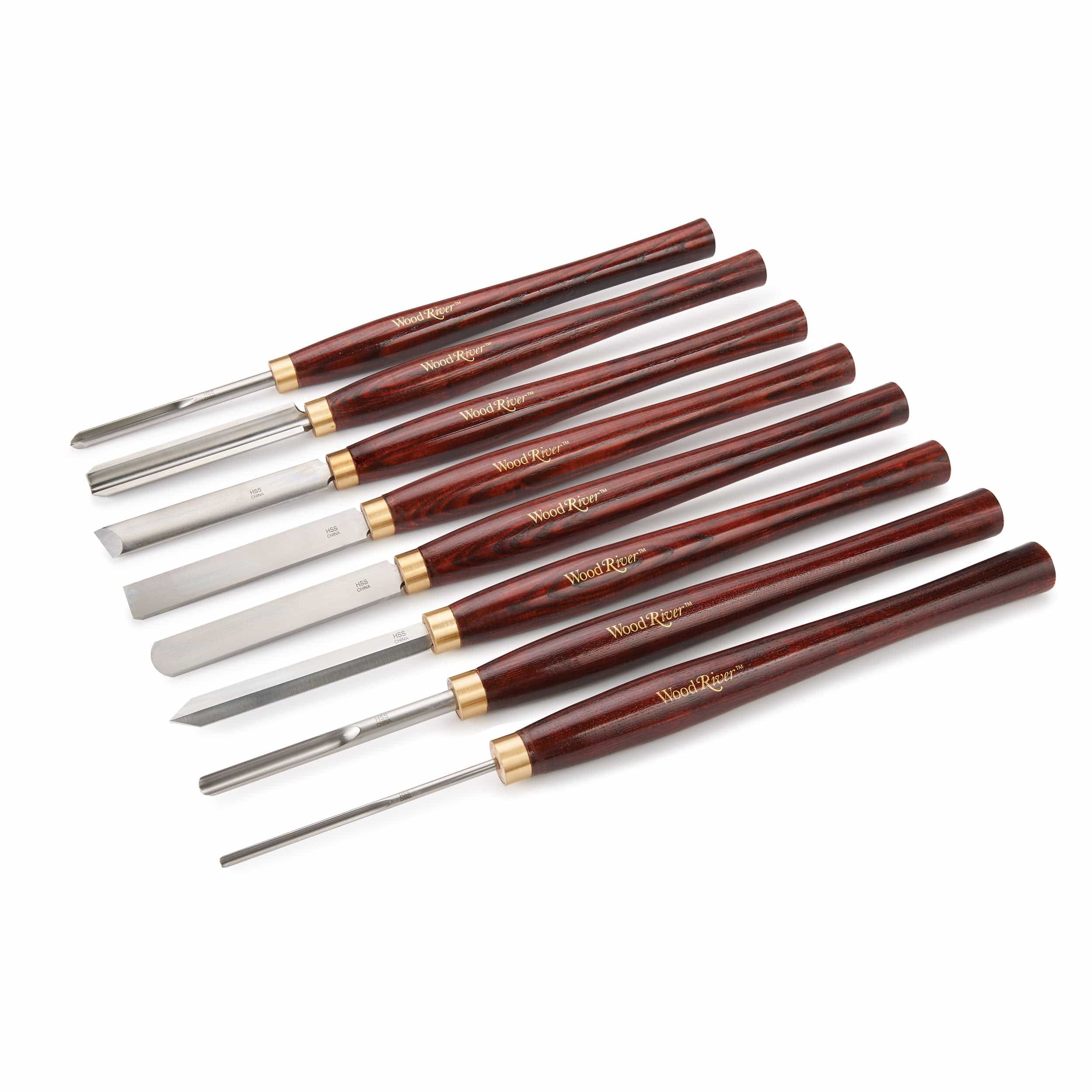 Turner's Tool Set with Extra Long 16" Handles - High Speed Steel  - 8 Piece