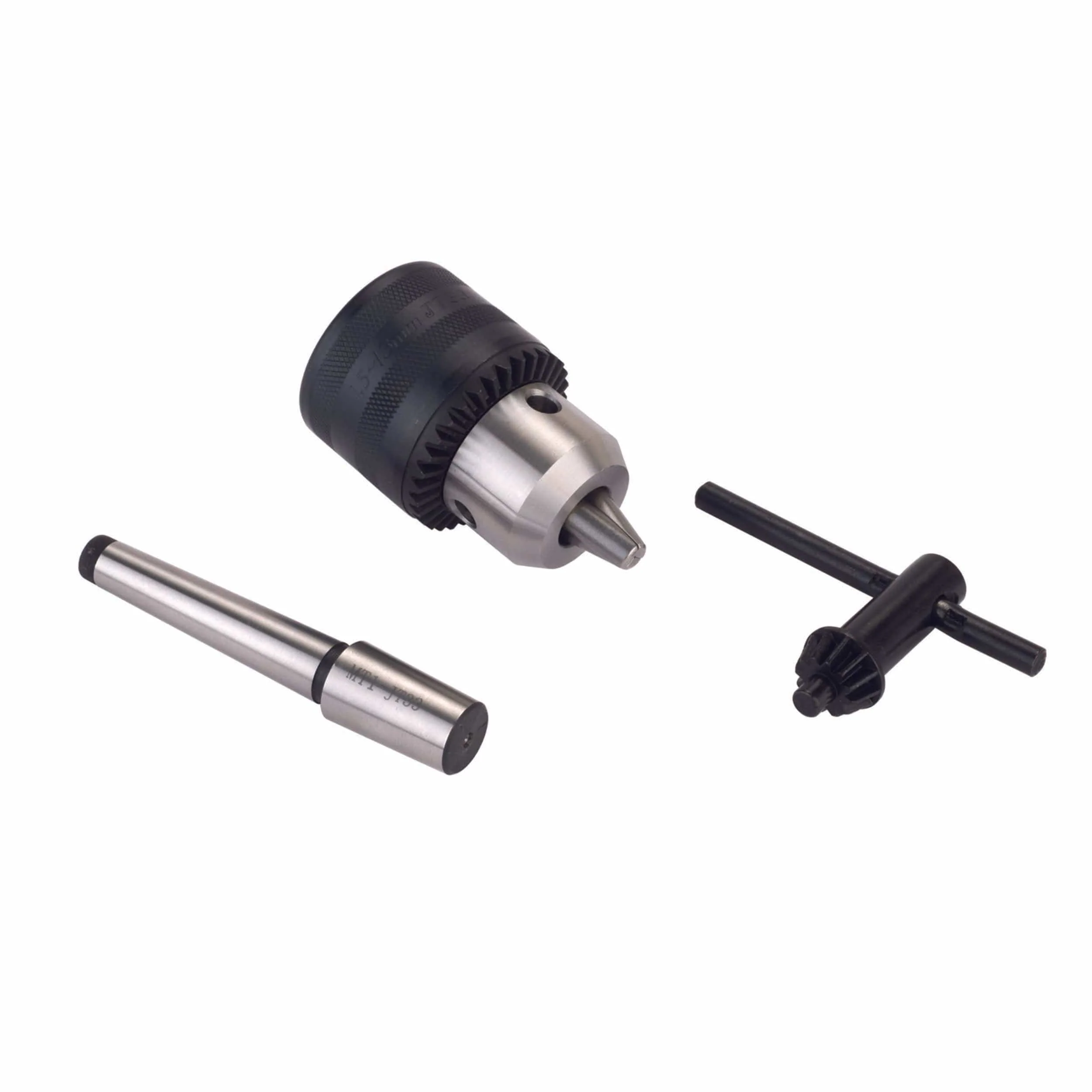 Keyed Lathe Drill Chuck - 1/2" Capacity - #1 MT