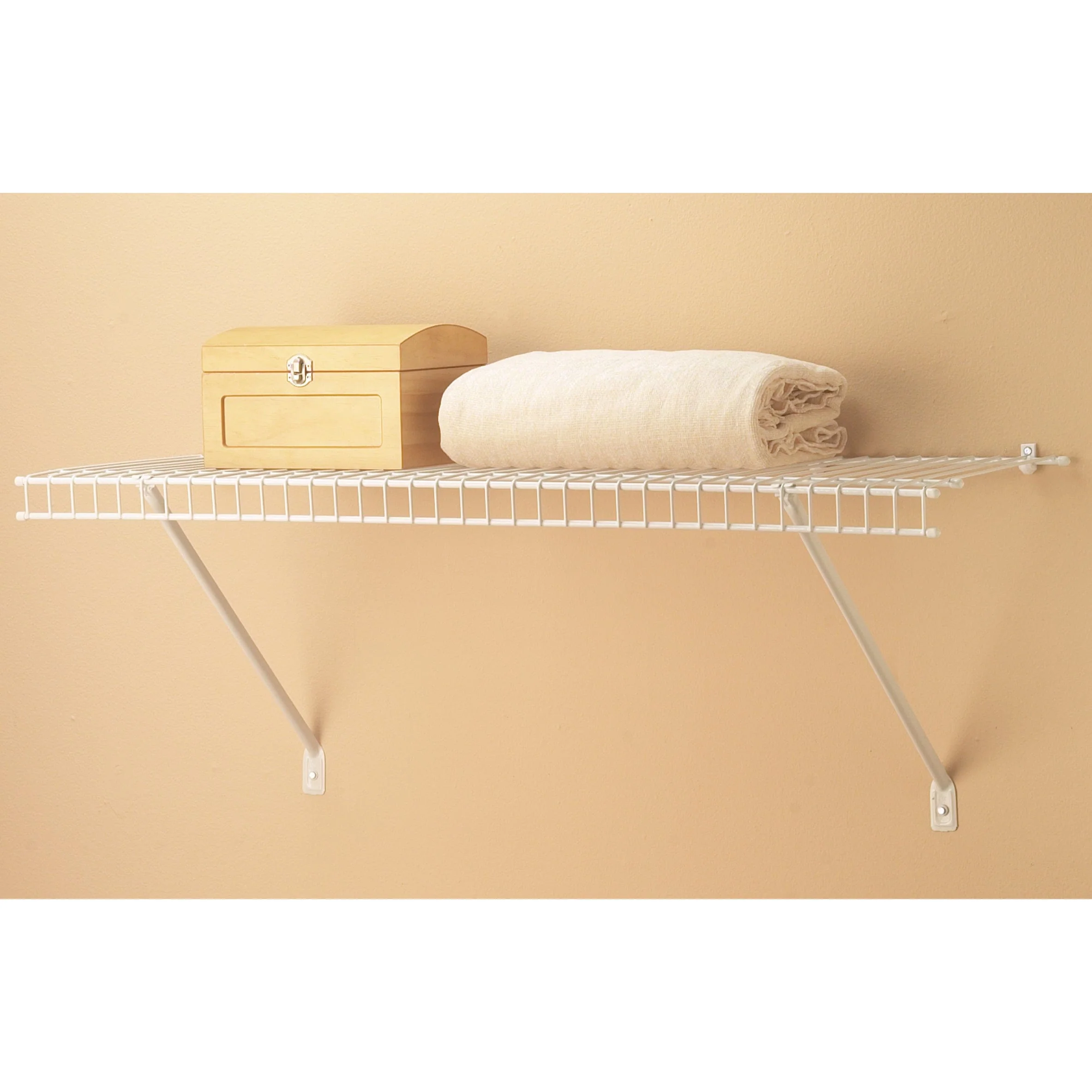 1526-wire-shelf-kit-24-w-x-12-d-white-2.webp Wire Shelf Kit 24" W x 12" D, White