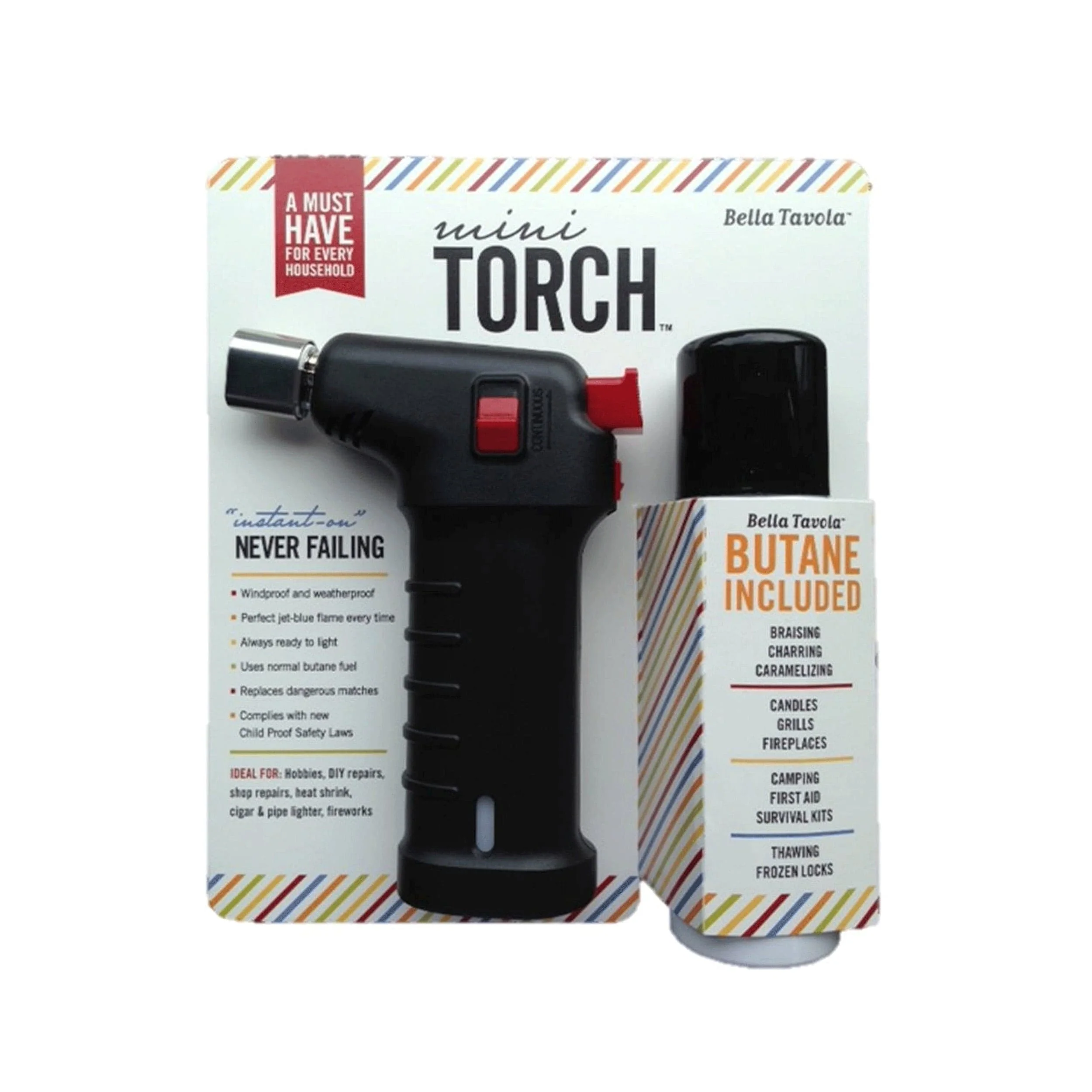 Bella Tavola Mini Torch Combo - Black