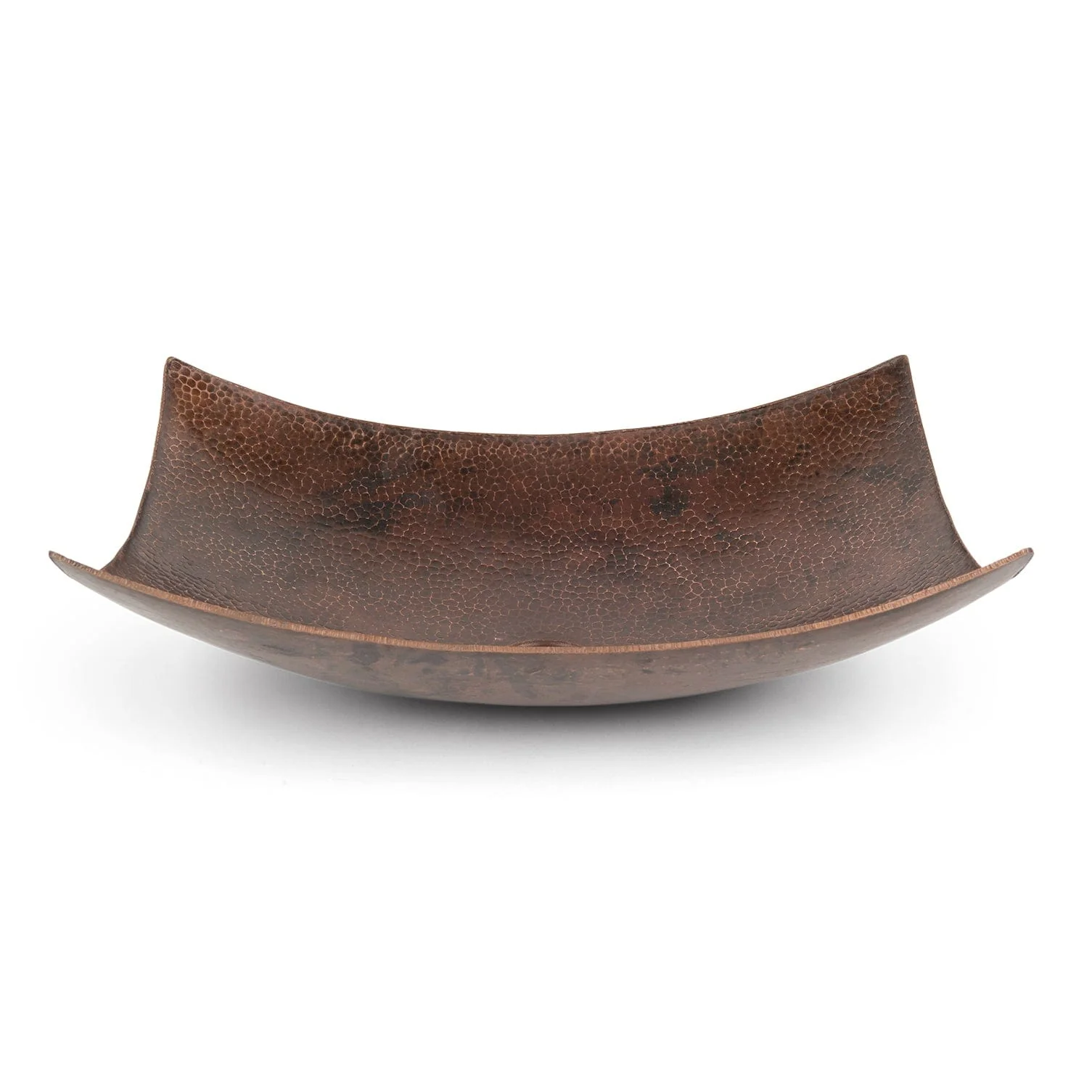 1595-18-rectangle-modern-slope-hammered-copper-sink-1.webp 18" Rectangle Modern Slope Hammered Copper Sink