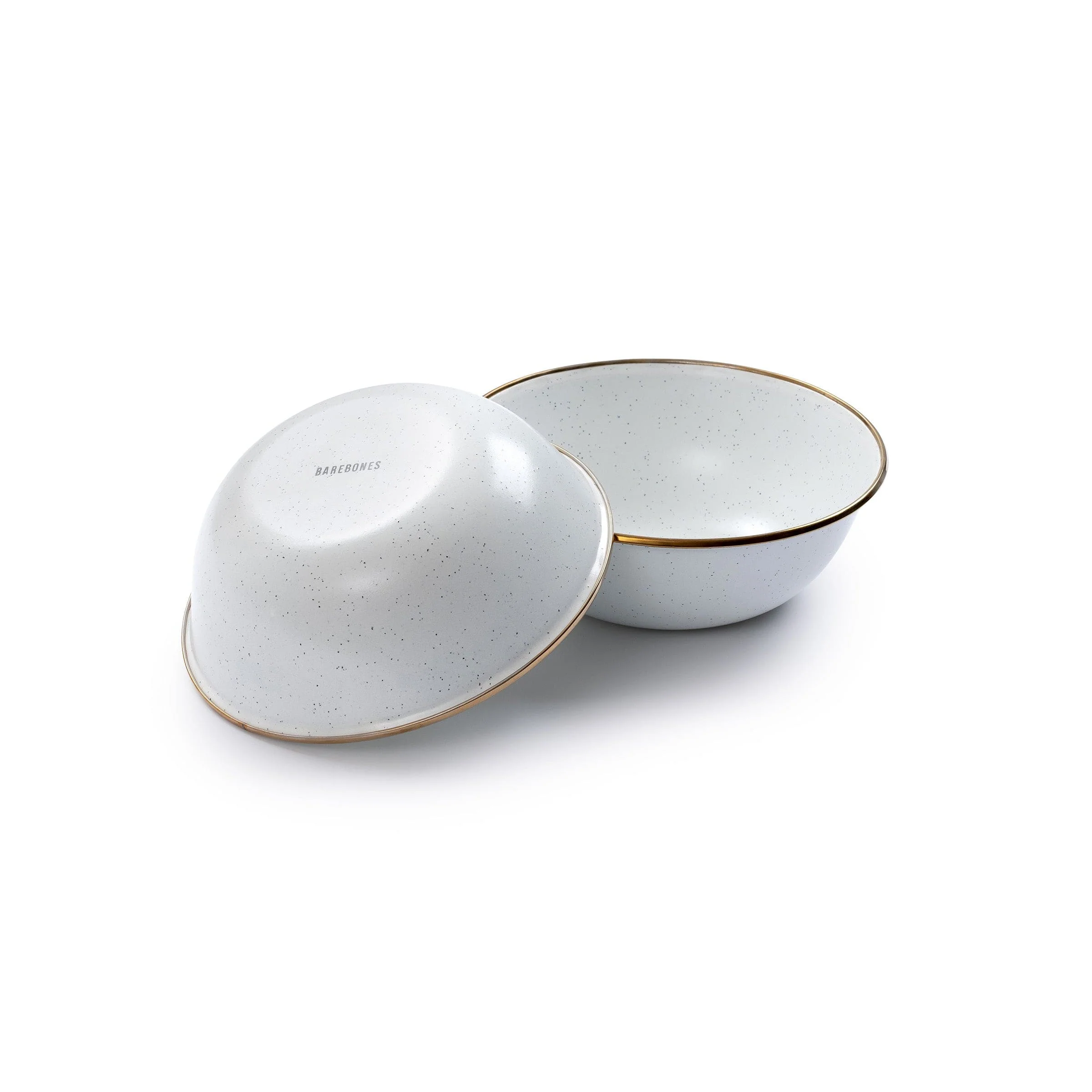 Enamel Bowl Set Eggshell Indoor/Outdoor