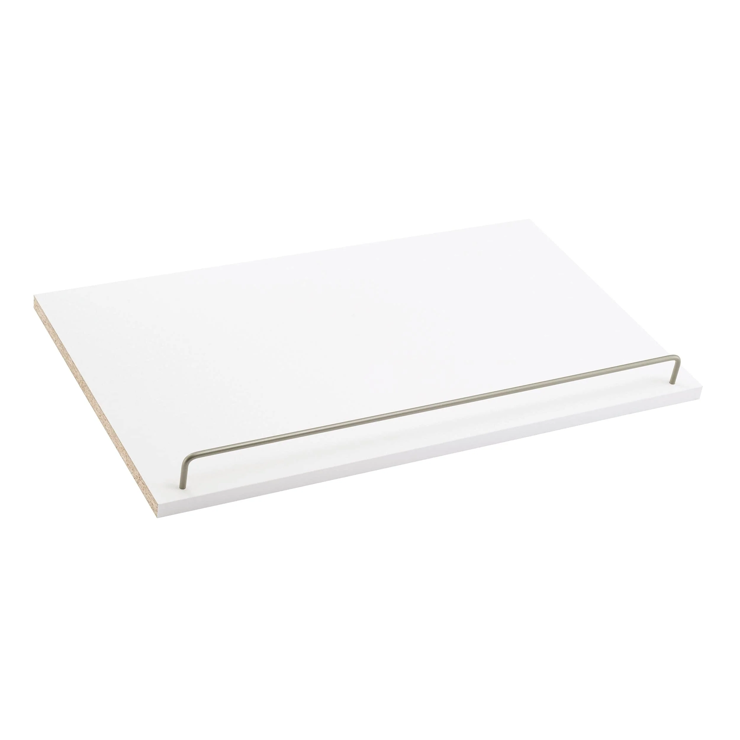 SuiteSymphony 25" W Angled Shoe Shelves, Pure White