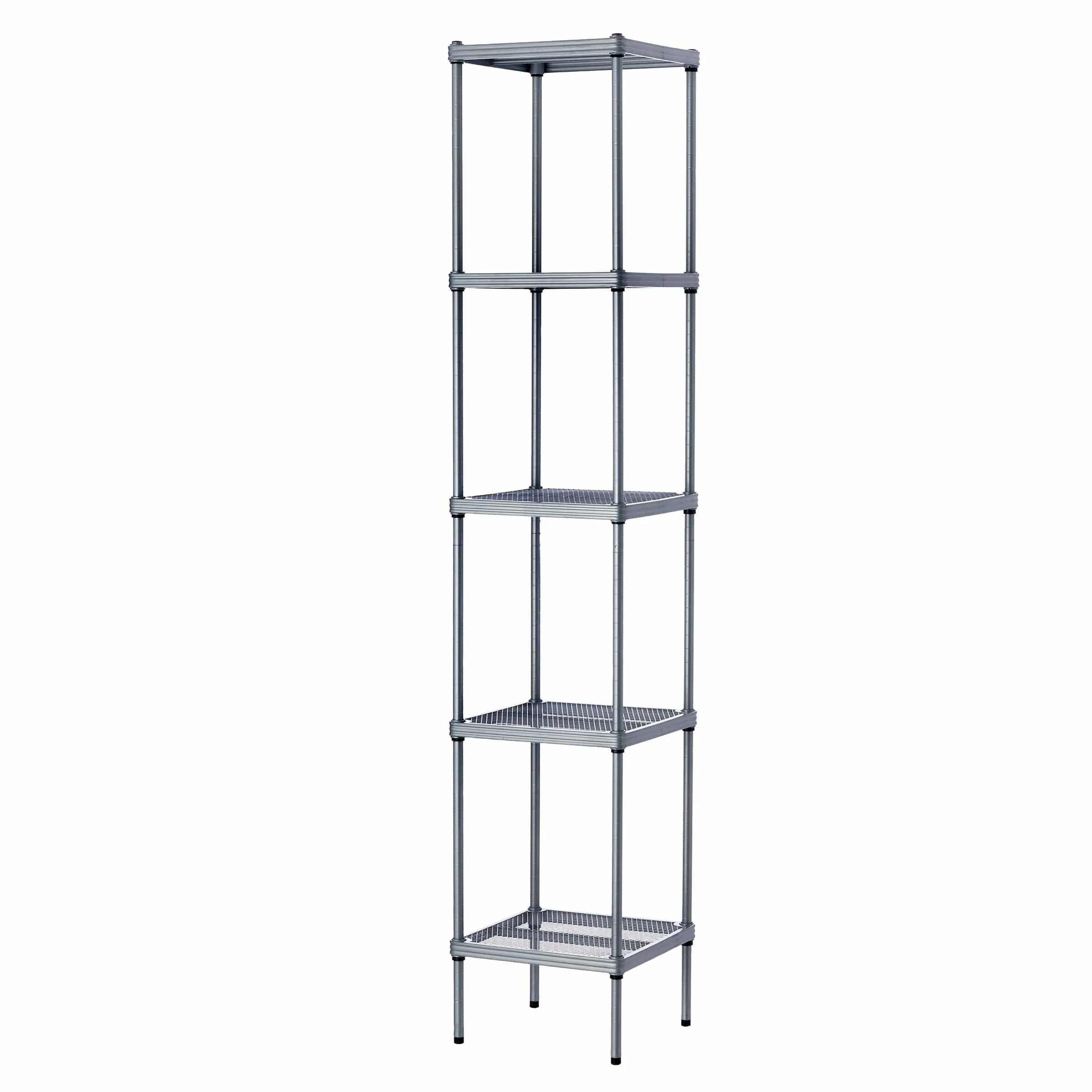 MeshWorks Tower 5 Tier Silver