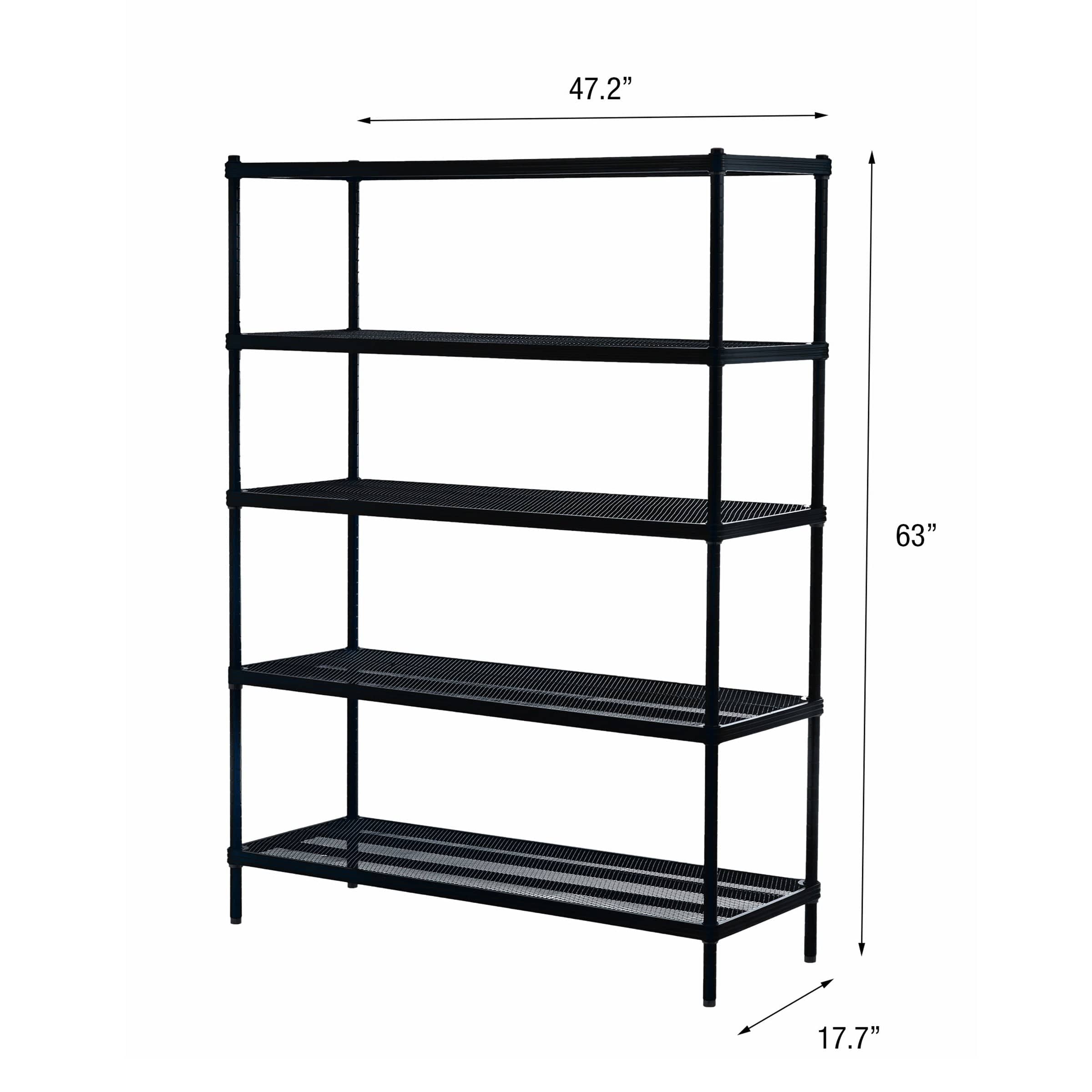 1679-meshworks-shelving-5-tier-black-2.jpg MeshWorks Shelving 5 Tier Black