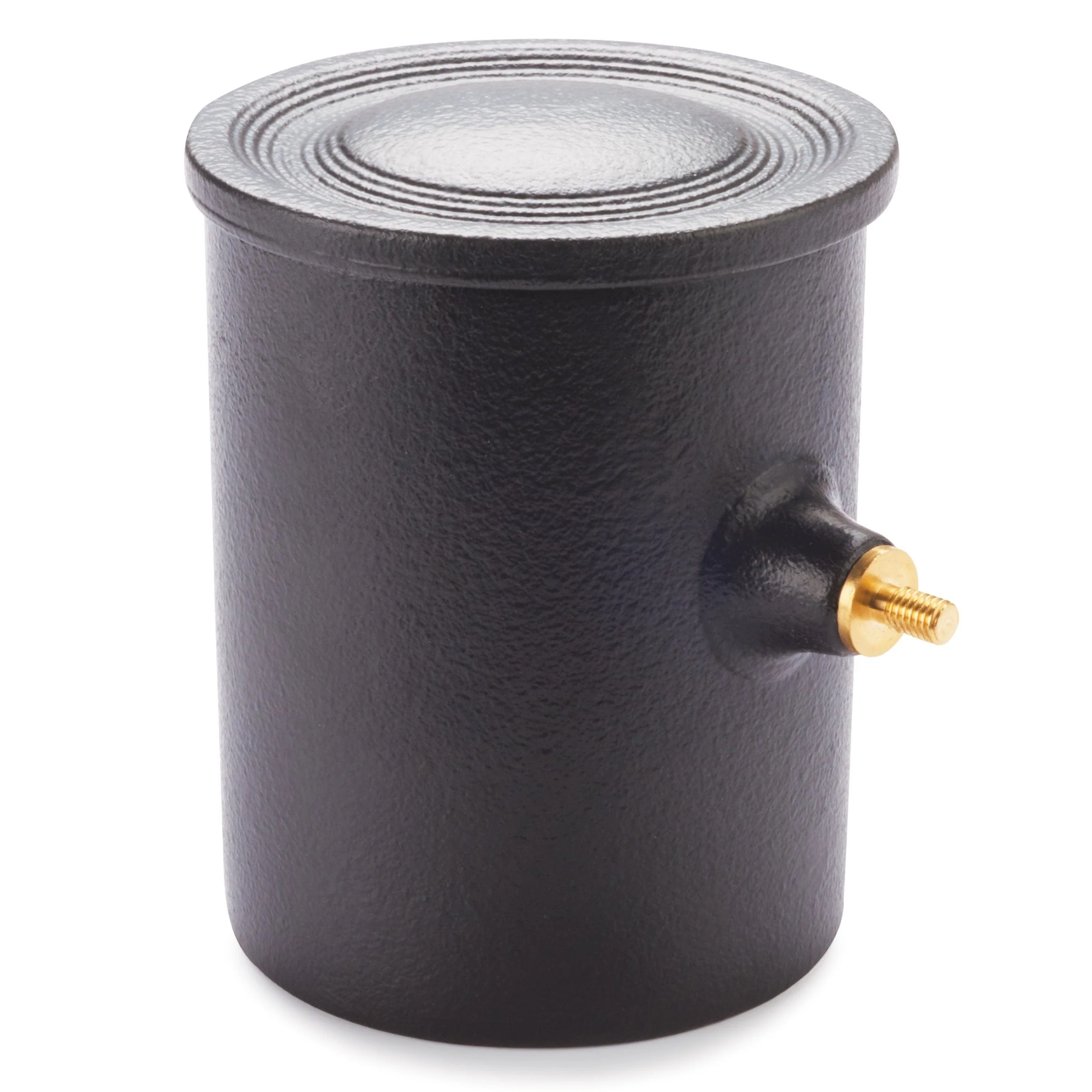 Ceramic Coffee Mug Turning Kit w/ Ceramic Lid - 12 oz - Black and Tan