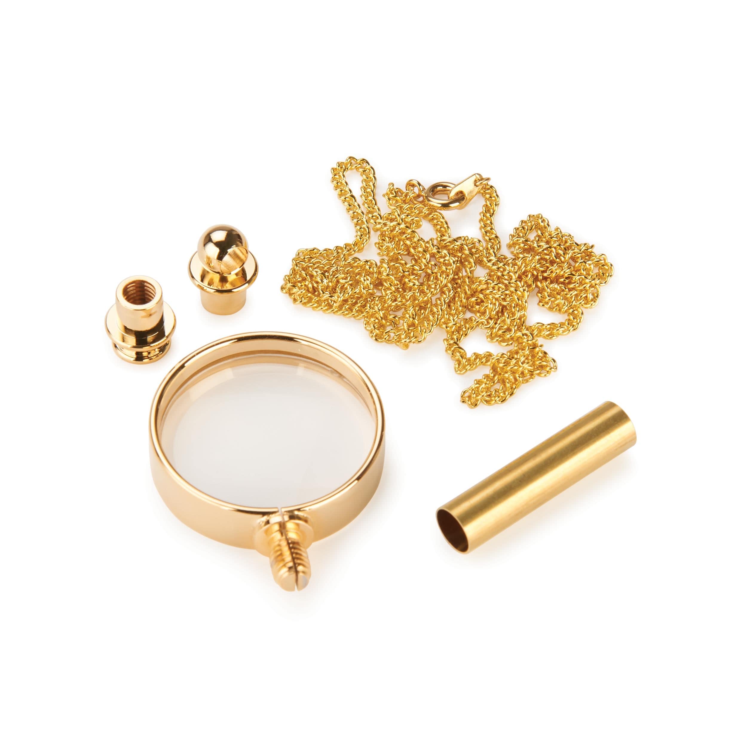 Necklace Magnifying Glass Turning Kit - Gold