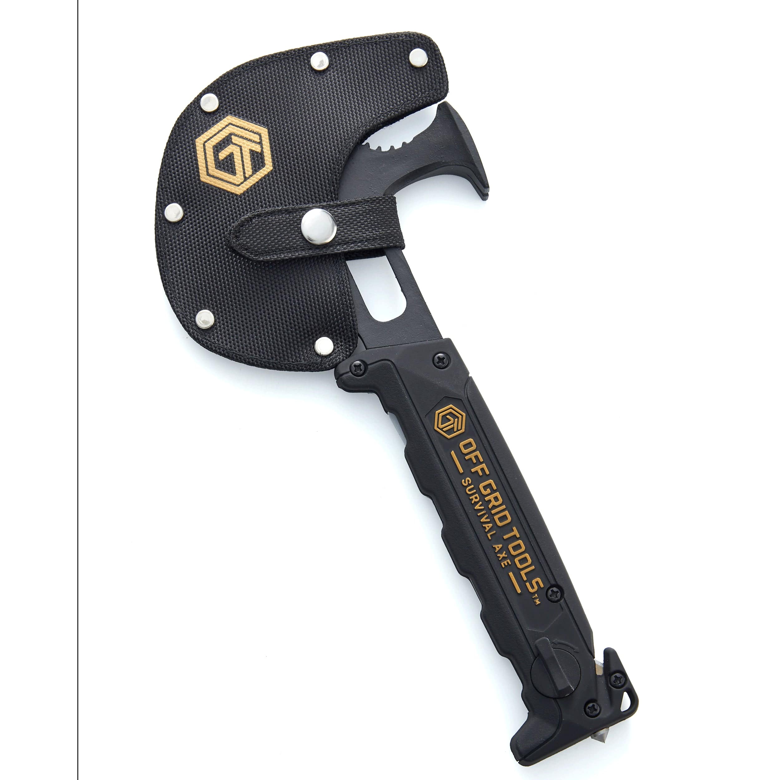 Black Nylon Deluxe Survival Axe Sheath