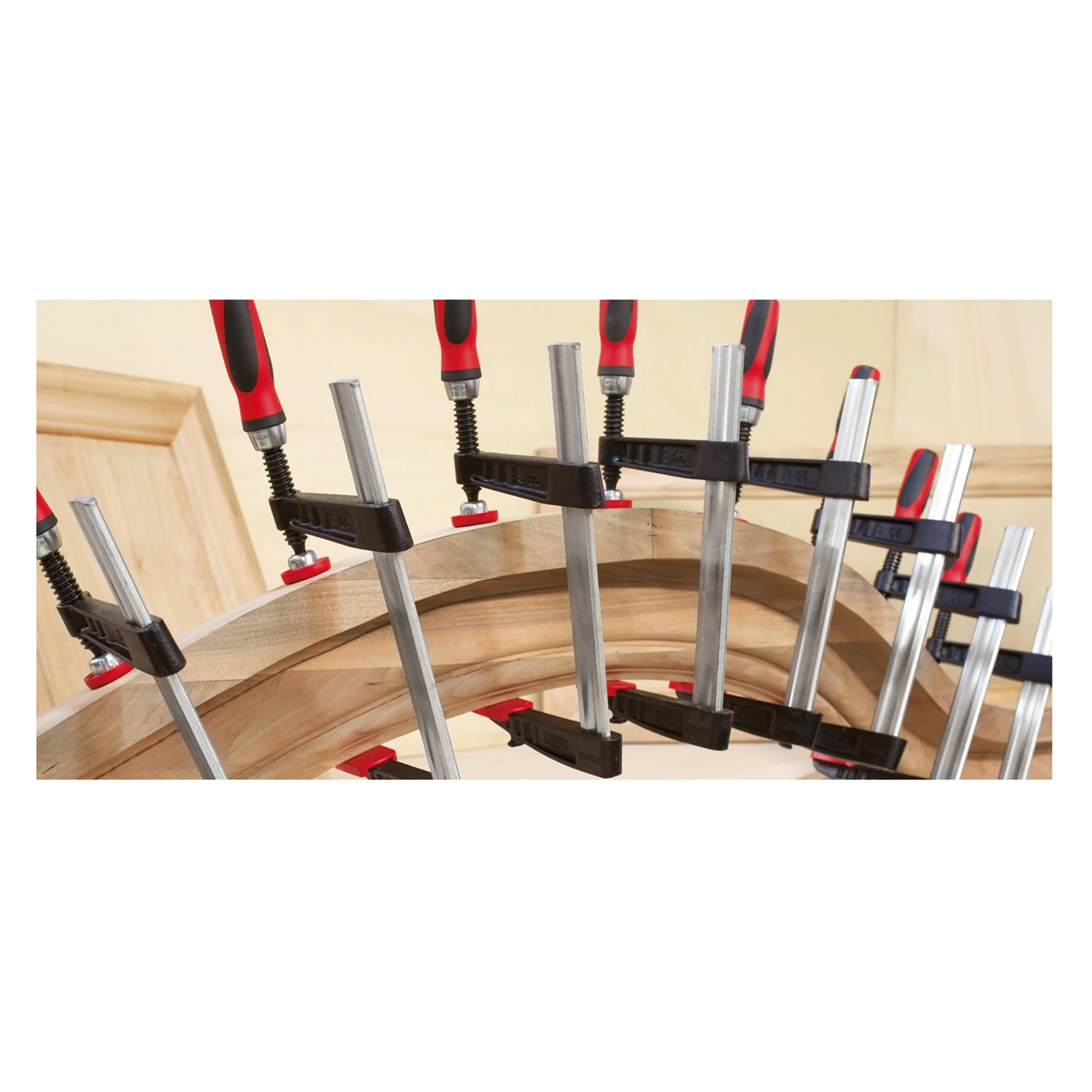 TG Series 12" Medium Duty F-Style Woodworking Bar Clamp - 5-1/2" Throat