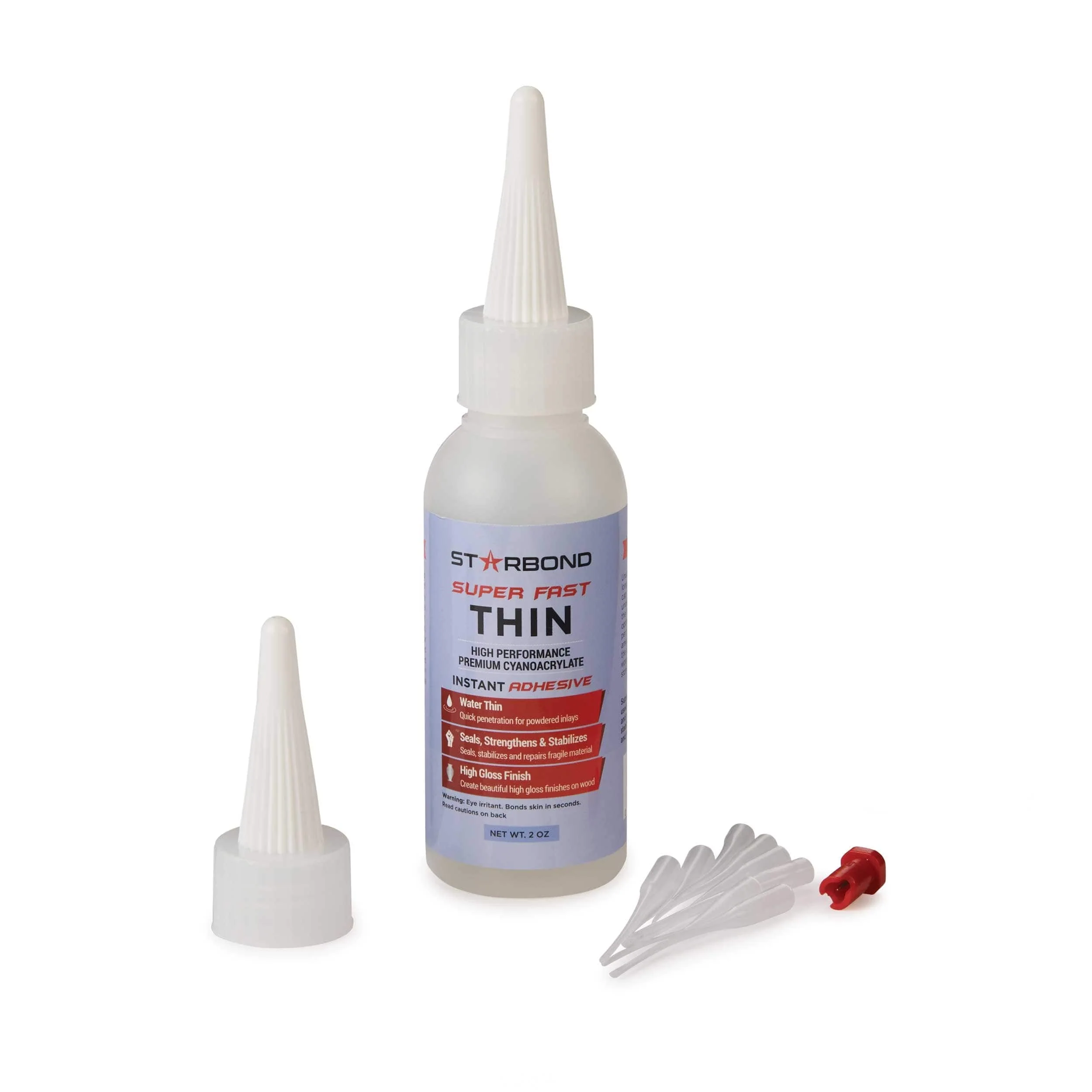 EM-02 Super Fast CA Glue - Thin - 2 oz