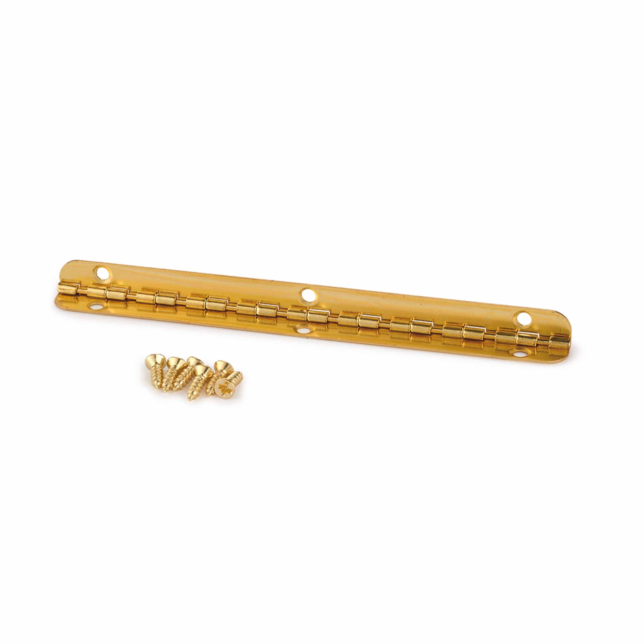 Small Piano Stop Hinge - Brass Plated