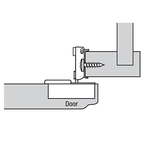 Compact Face Frame Hinge with Blumotion - Pair