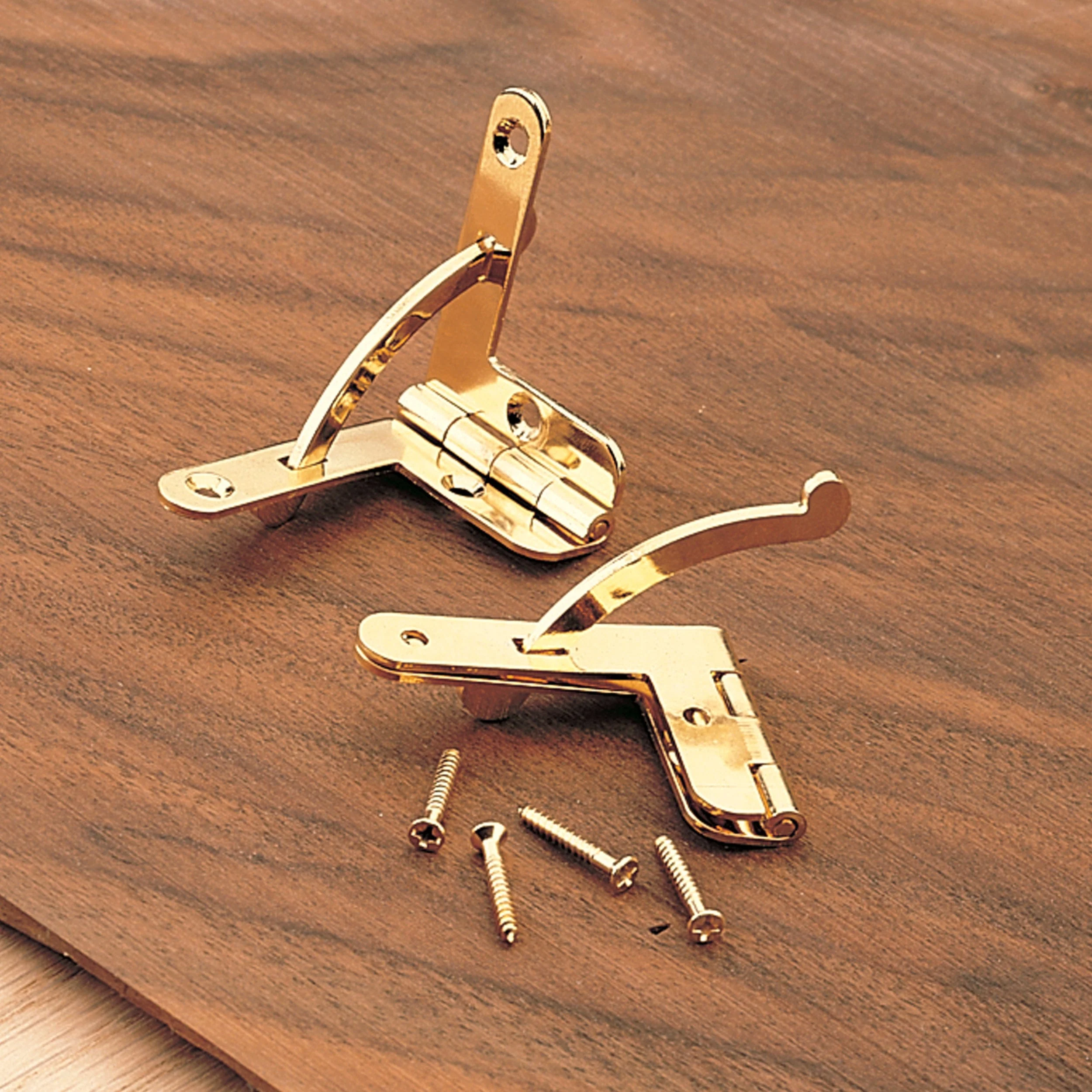 Economy Quadrant Hinge - Gold Plate Finish - 1 Pair