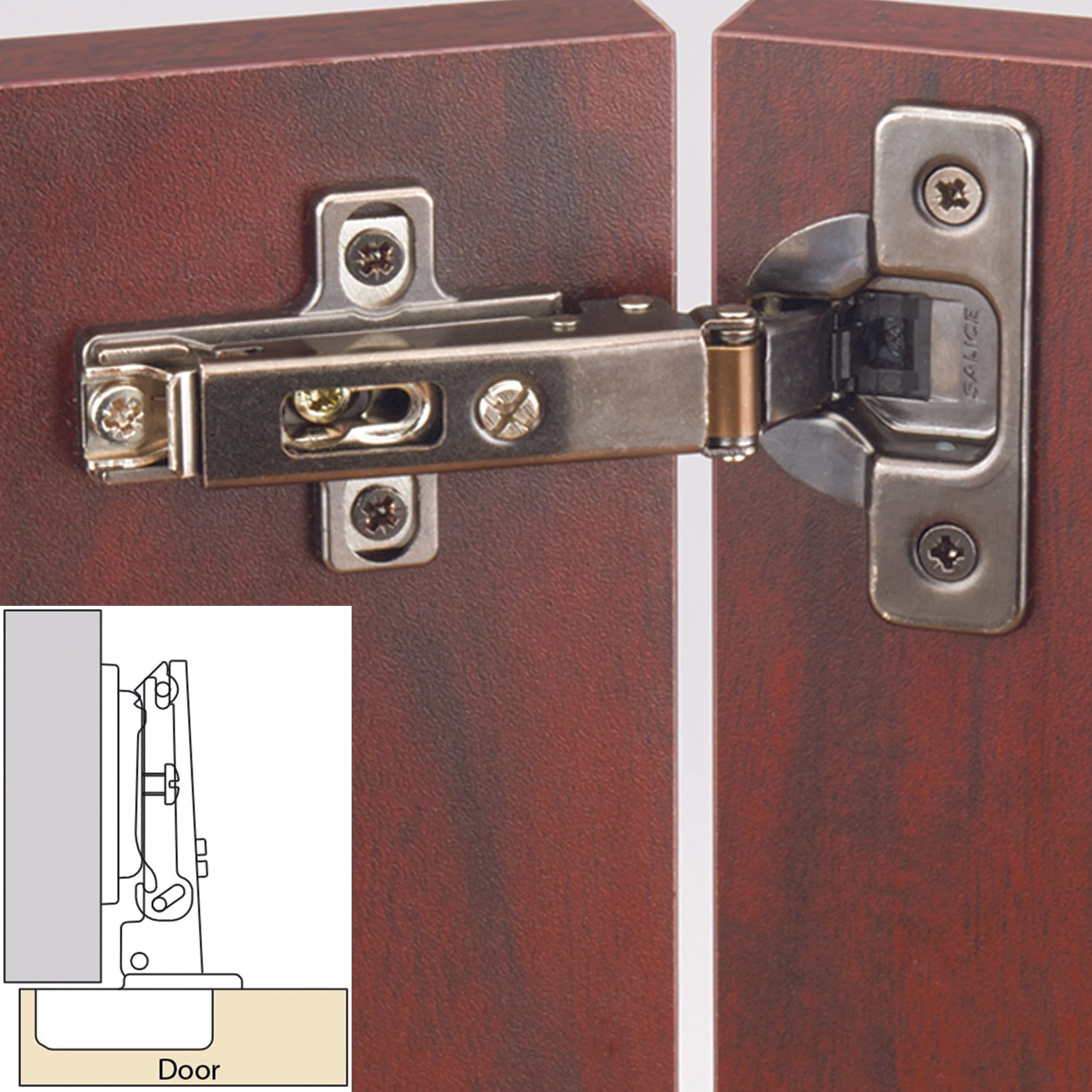 110° Self Close Hinge - Pair