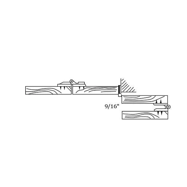 Double Locking Bi-Fold Door Hinge - 1 Pair