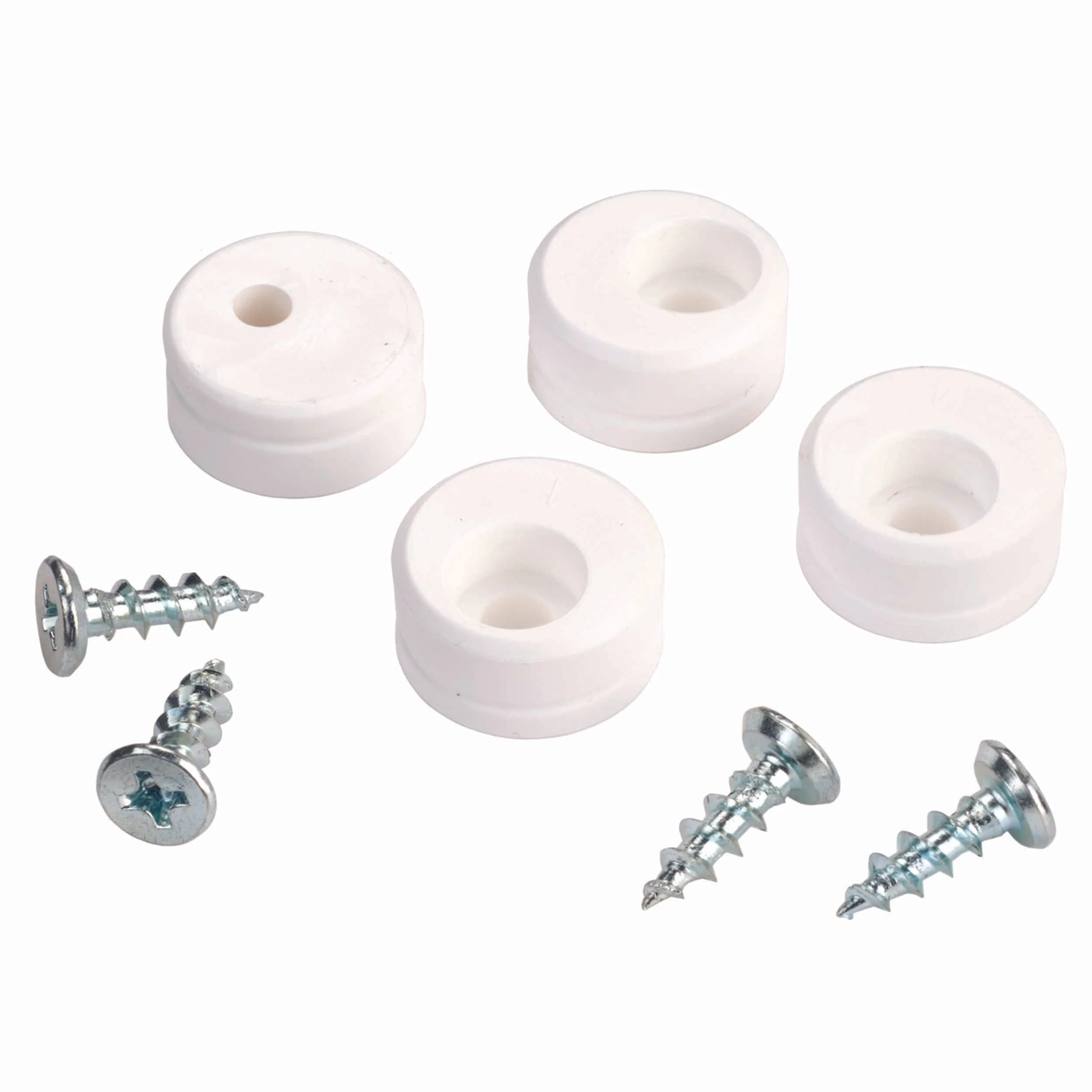 Euro Door Stop for Inset Doors - White - 10 Piece