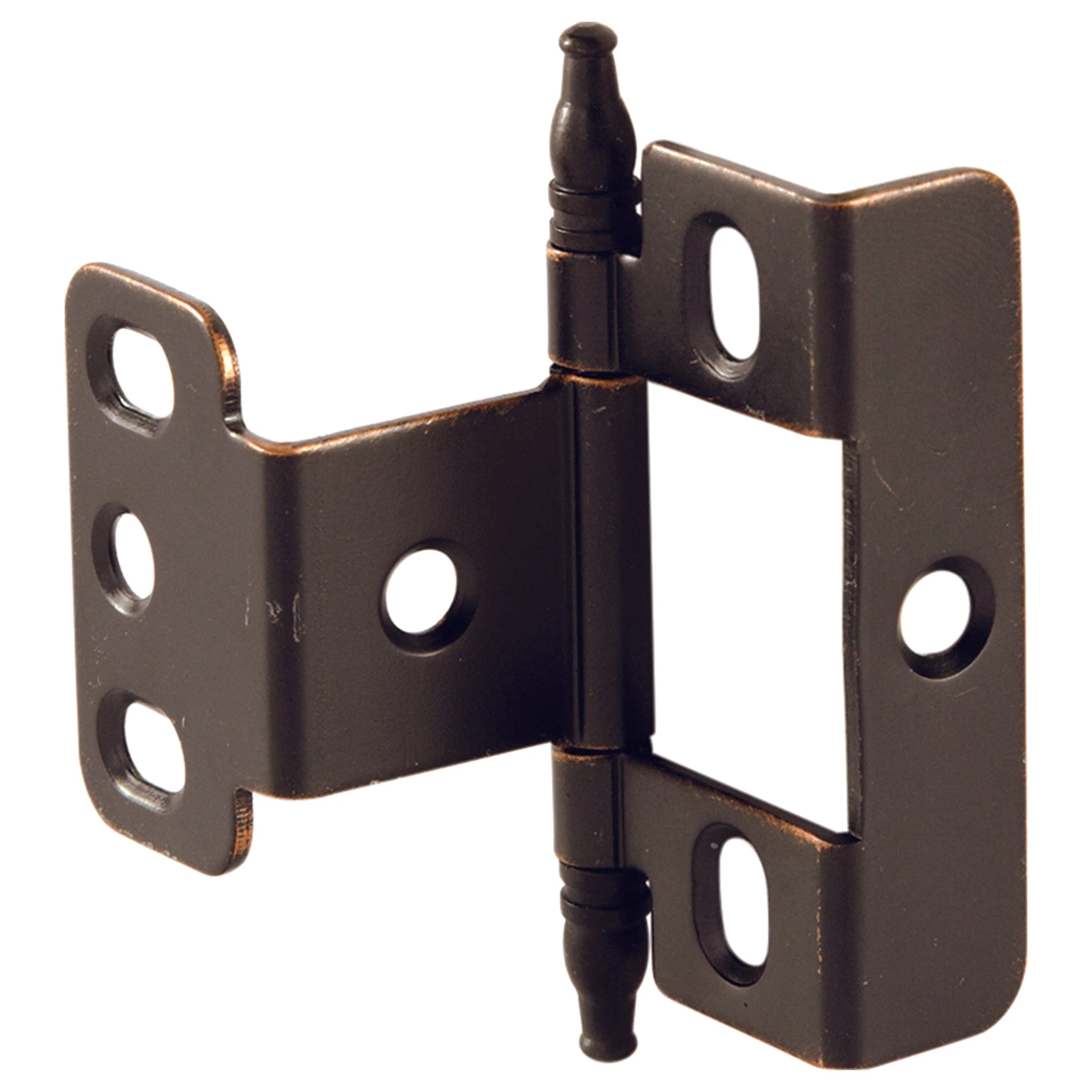 Non-Mortise Full Wrap Hinge - Minaret Finial - Copper Bronze Finish