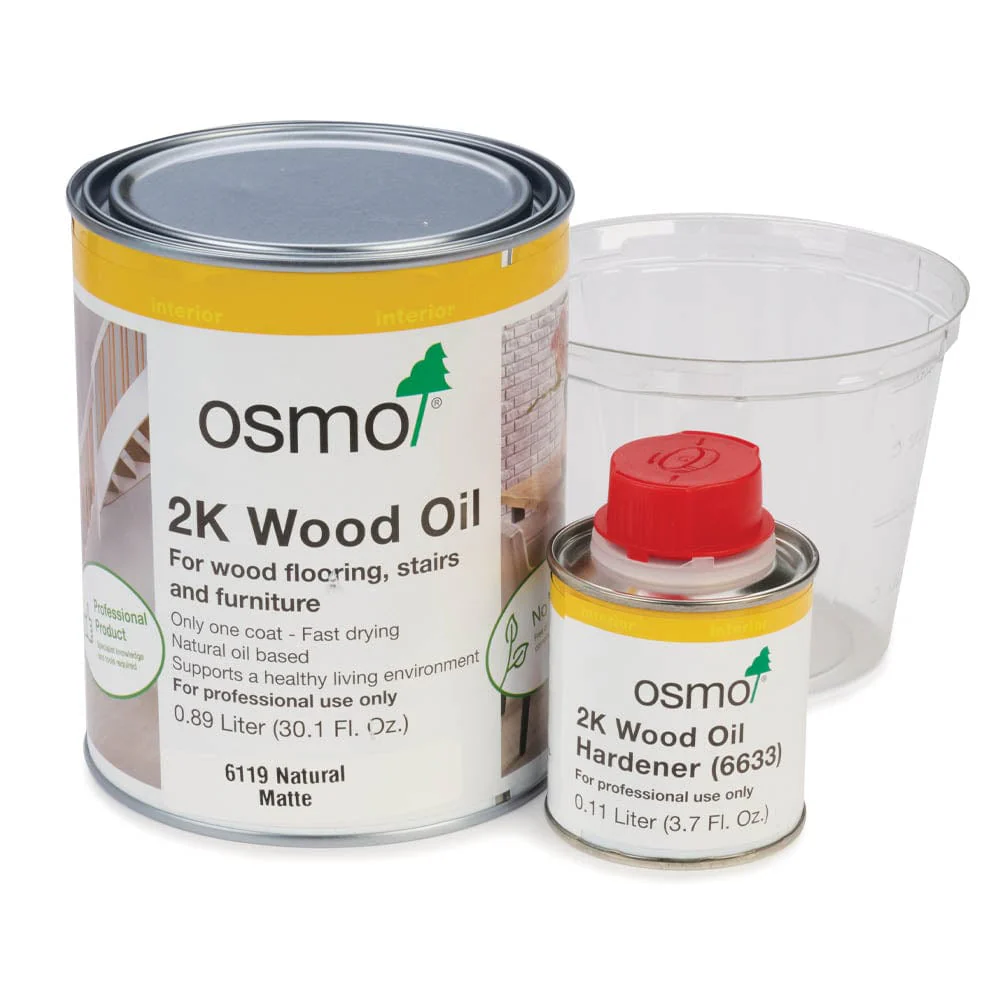 2K Wood Oil - 6119 Natural - Matte - 1L