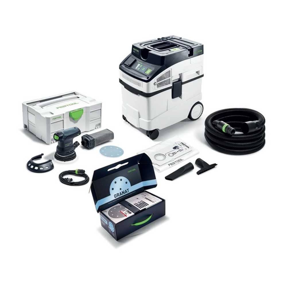 526-ets-125-req-sander-ct-25-hepa-dust-extractor-with-60-piece-granat-abrasives-value-kit-1.jpg ETS 125 REQ Sander + CT 25 HEPA Dust Extractor with 60 Piece Granat Abrasives Value Kit