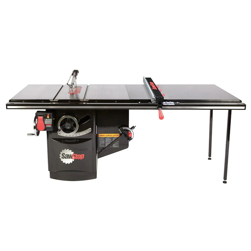 Industrial Cabinet Saw with 52" Industrial T-Glide Advance Fence System - 5 HP - 3PH - 230V