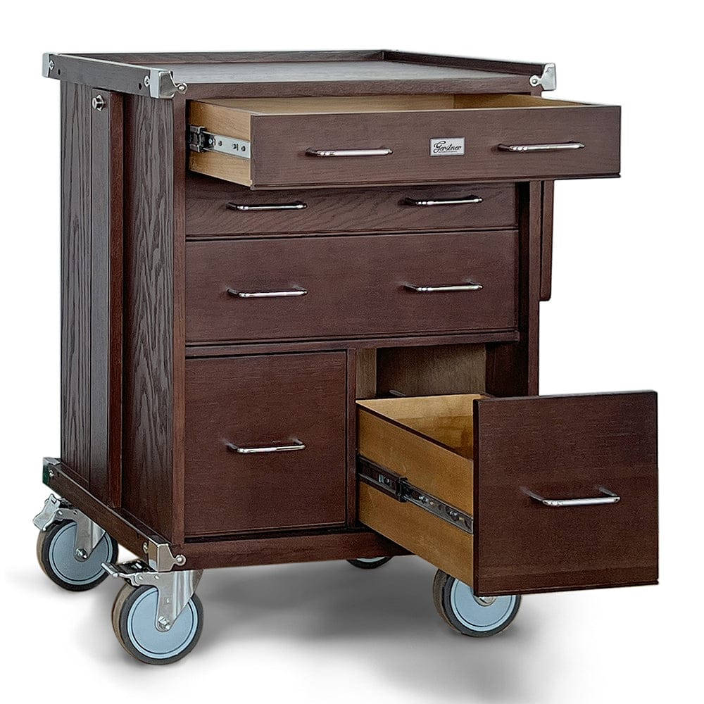 565-5-drawer-large-roller-cabinet-dark-oak-2.jpg 5-Drawer Large Roller Cabinet - Dark Oak