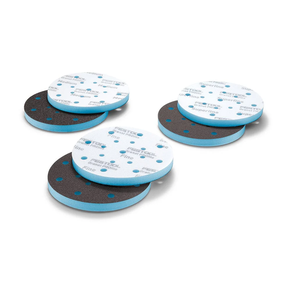 Granat PROfile Foam Abrasive Disc - D150 Medium-Superfine - 10 Pack Assortment