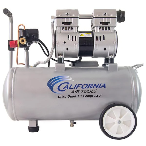 8010 Ultra Quiet and Oil-Free 1.0 HP, 8 Gal. Steel Tank Air Compressor