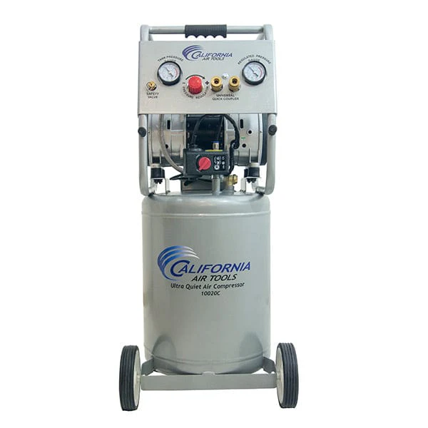 2HP 10 Gallon Oil-Free Steel Tank Air Compressor - Ultra Quiet