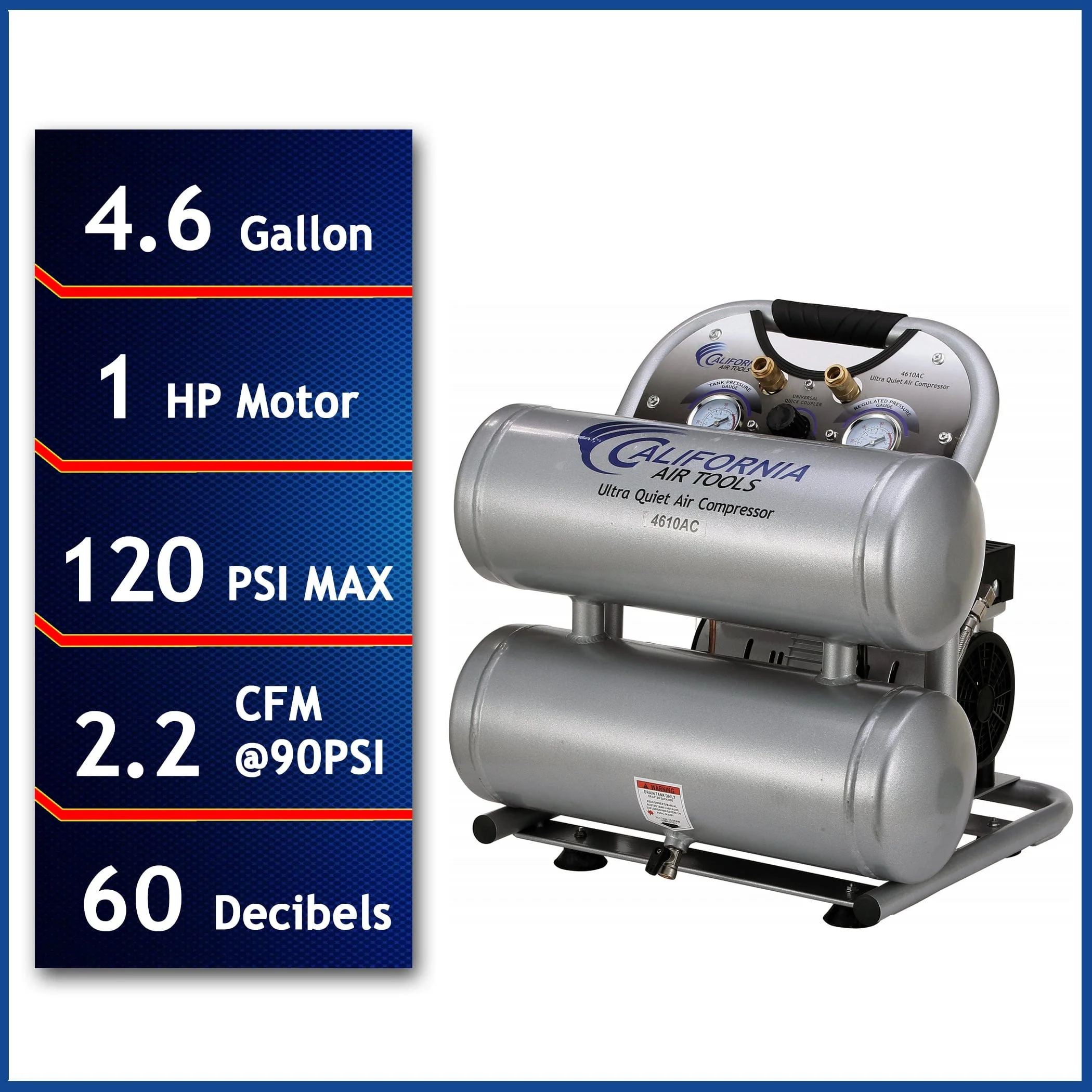 812-1hp-4-6-gallon-oil-free-twin-portable-aluminum-tank-air-compressor-3.webp 1HP 4.6 Gallon Oil-Free Twin Portable Aluminum Tank Air Compressor