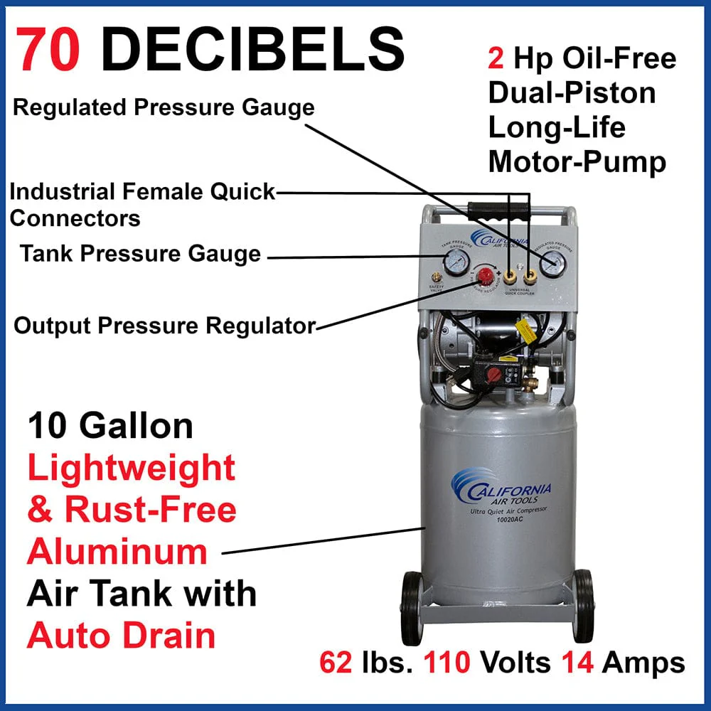 819-2hp-10-gallon-oil-free-aluminum-tank-air-compressor-with-auto-drain-valve-9.webp 2HP 10 Gallon Oil-Free Aluminum Tank Air Compressor with Auto Drain Valve