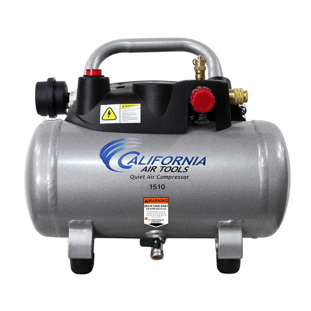 1.5 Gallon 1 HP Quiet Air Compressor