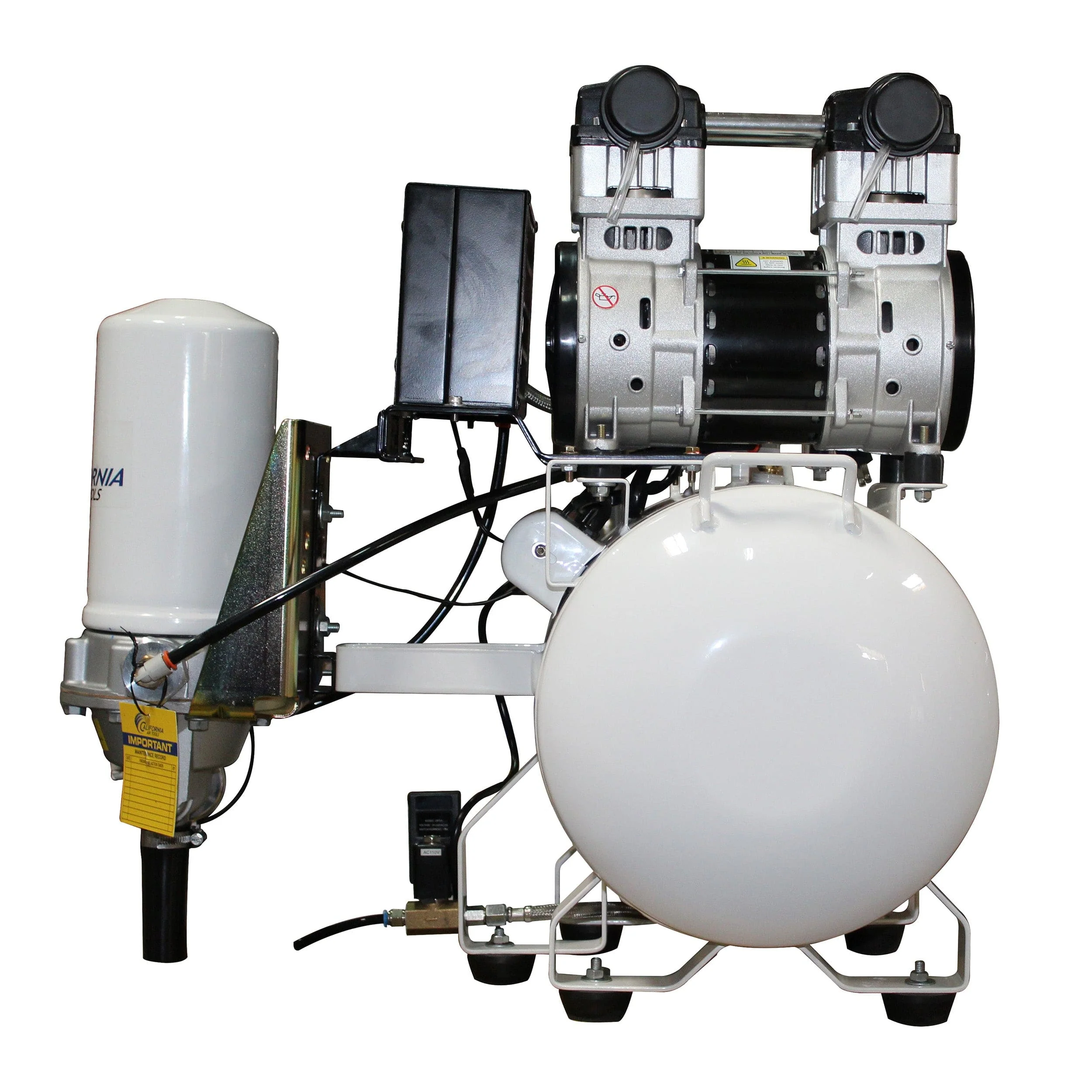 987-2hp-220v-10-gallon-oil-free-steel-tank-air-compressor-with-air-drying-system-3.webp 2HP 220V 10 Gallon Oil-Free Steel Tank Air Compressor with Air Drying System